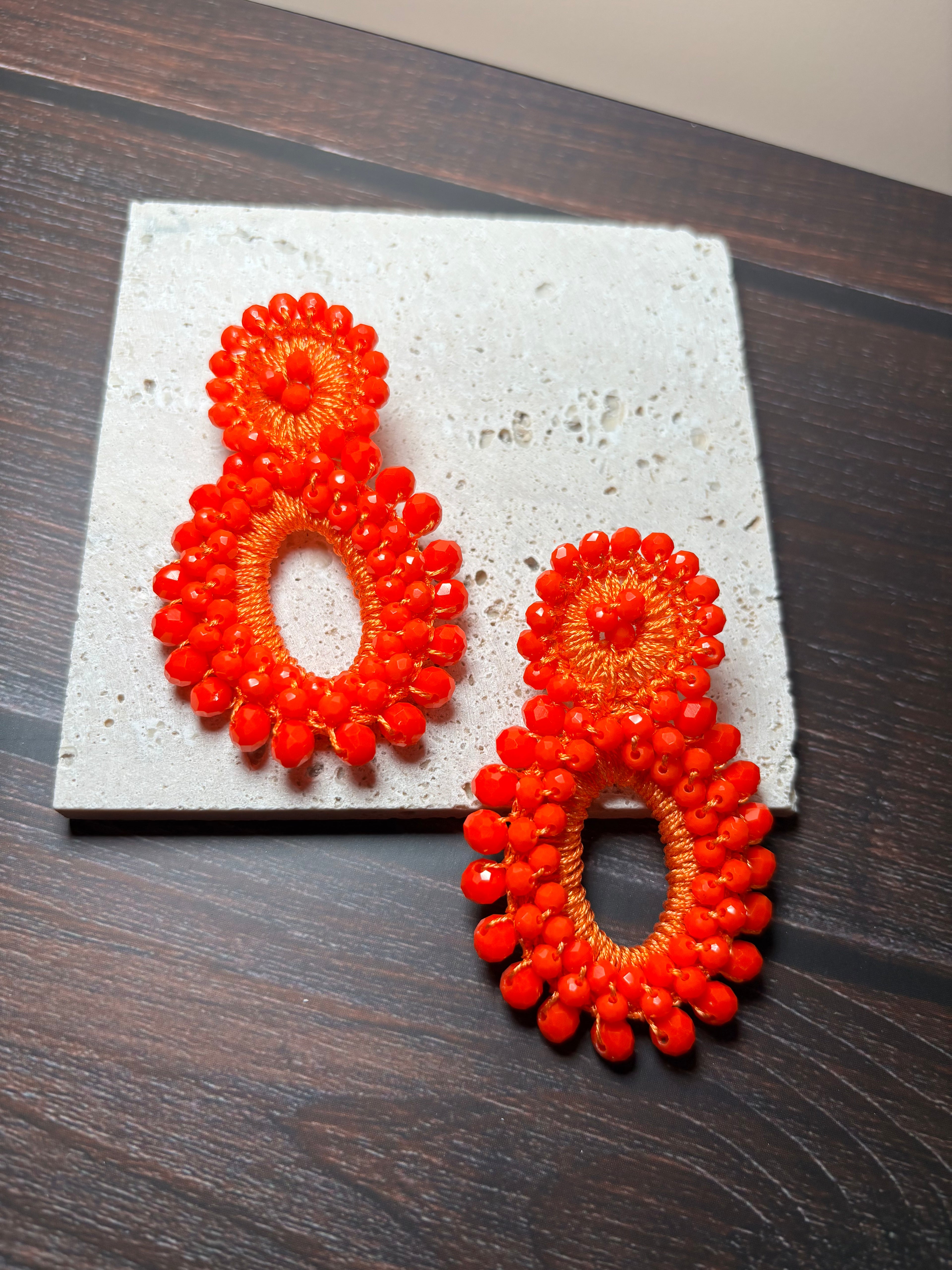 Orange Mirage Hoops